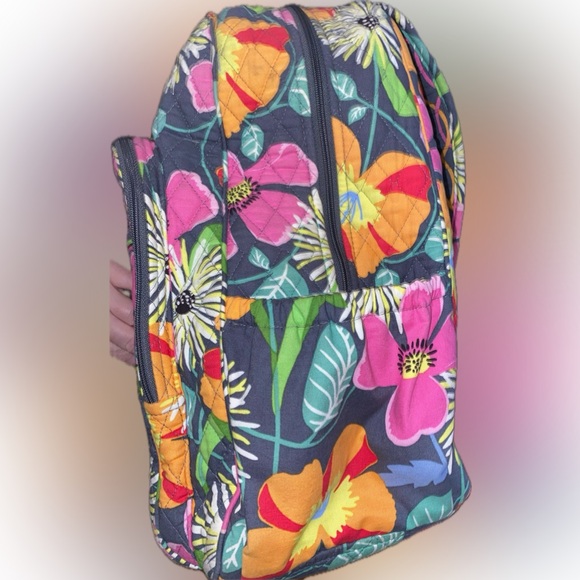 Vera Bradley Campus Backpack Retired Print Jazzy Blooms main image 8